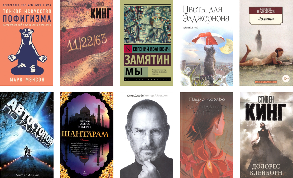 Обложки книг из каталога